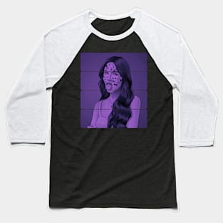 Purple Olivia Baseball T-Shirt